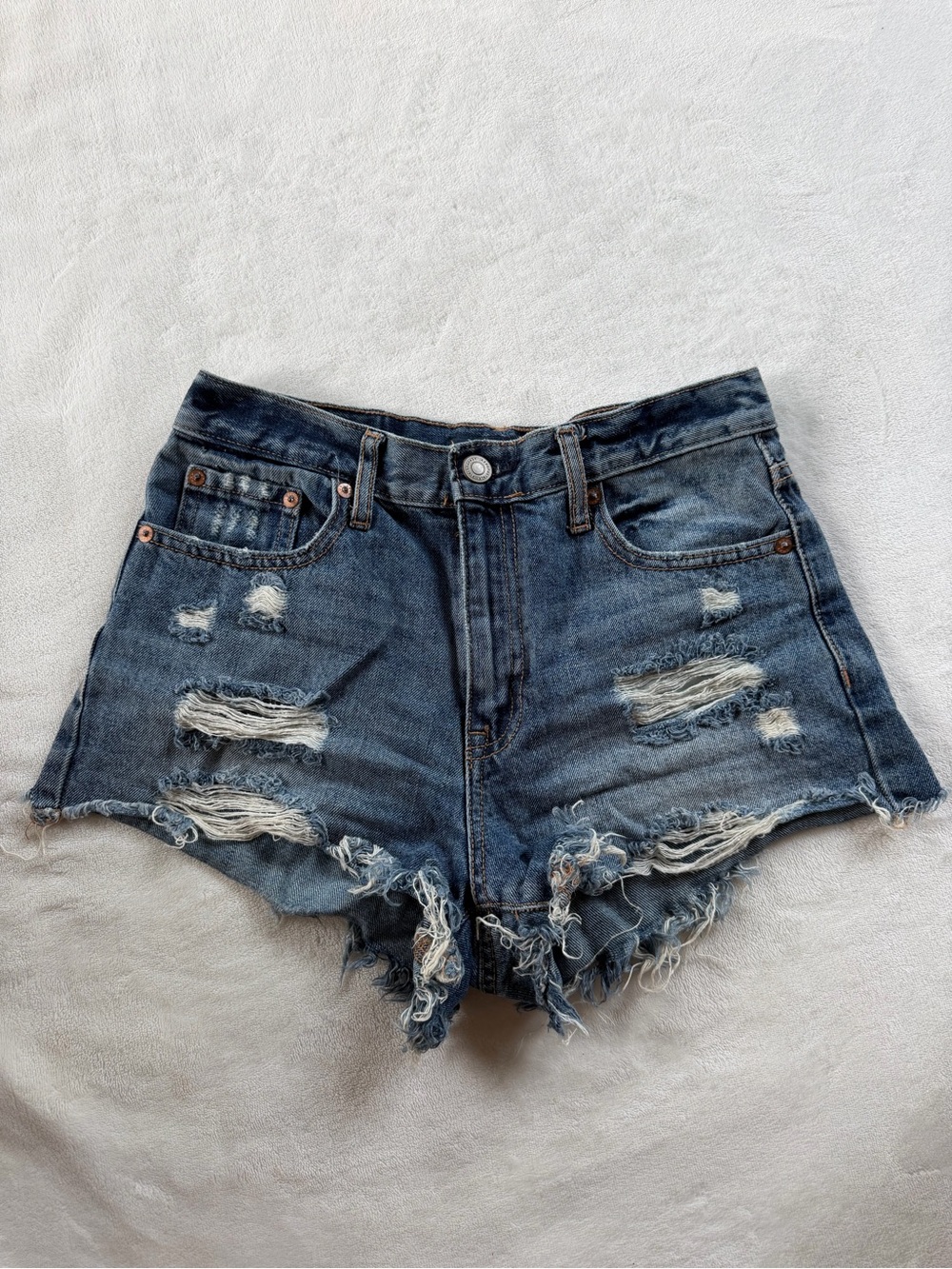 Aeropostale Dark Blue Denim Jeans with Contrast Stitching
